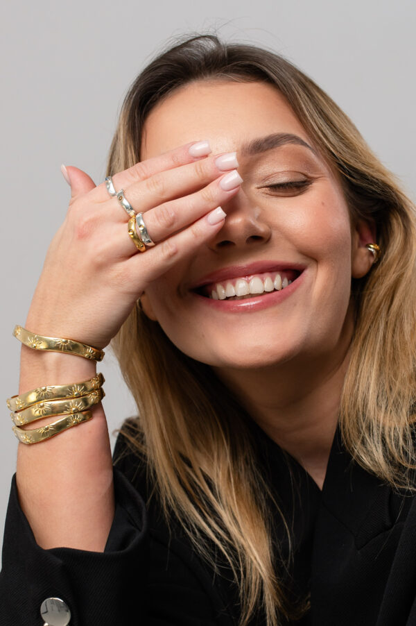 Bransoletka Soleil pozłacana