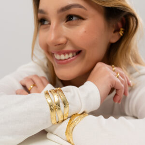 Bransoletka Soleil pozłacana - obrazek 3